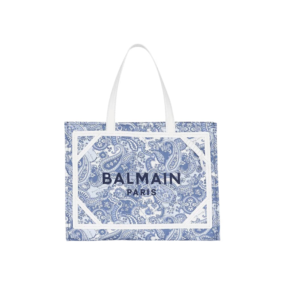 Balmain B-Army 42 Tote Bag Pale Blue