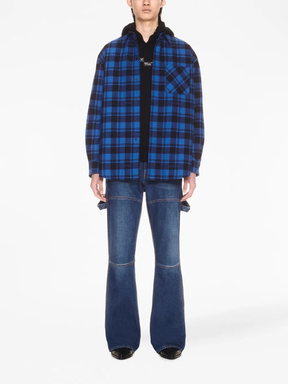 checked flannel shirt
