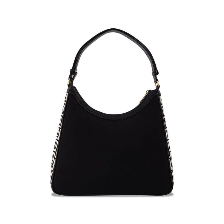 Balmain B-Army Monogram Logo Shoulder Bag Black