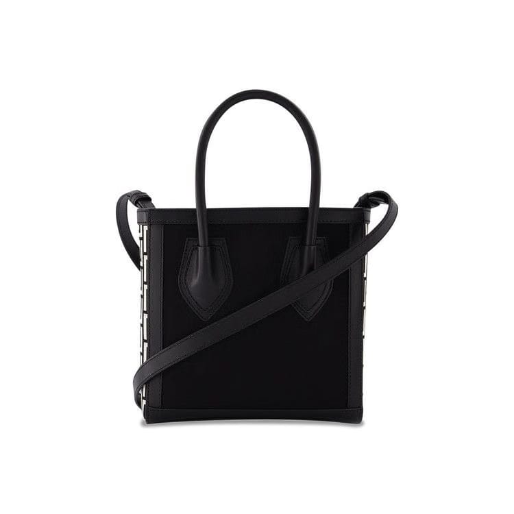Balmain B-Army Monogram Logo Shopper Bag Black