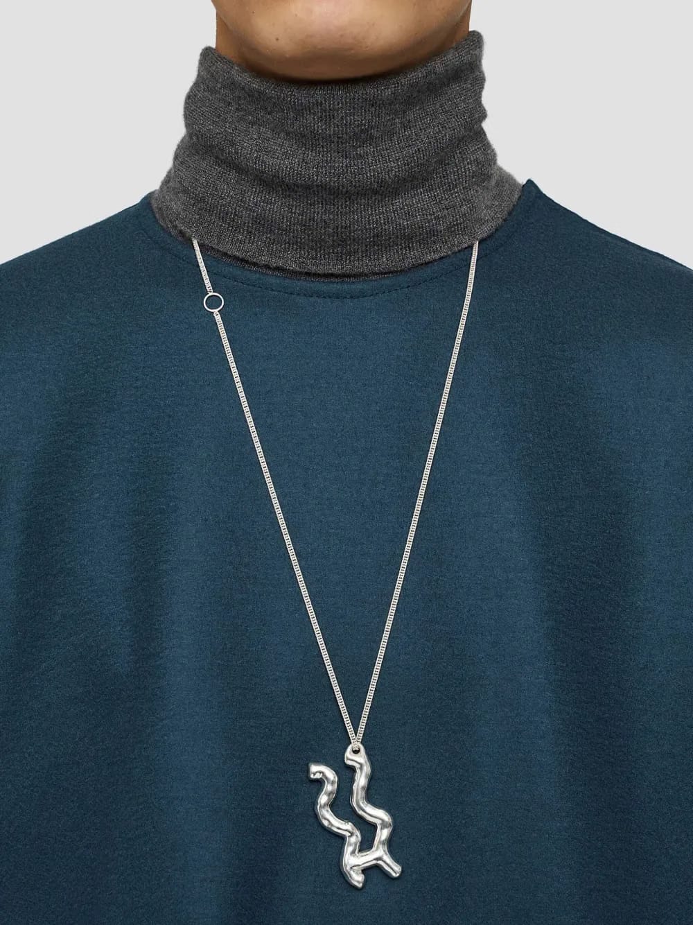 zodiac-pendant silver necklace