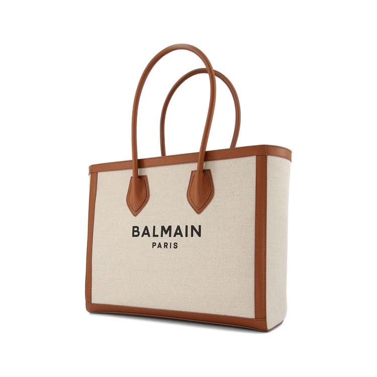 Balmain B-Army Bag 42 Beige Canvas