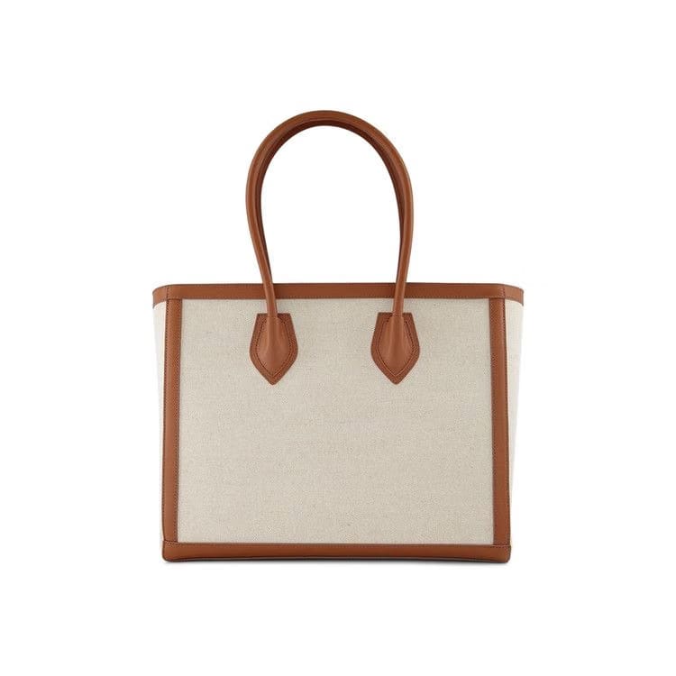 Balmain B-Army Bag 42 Beige Canvas