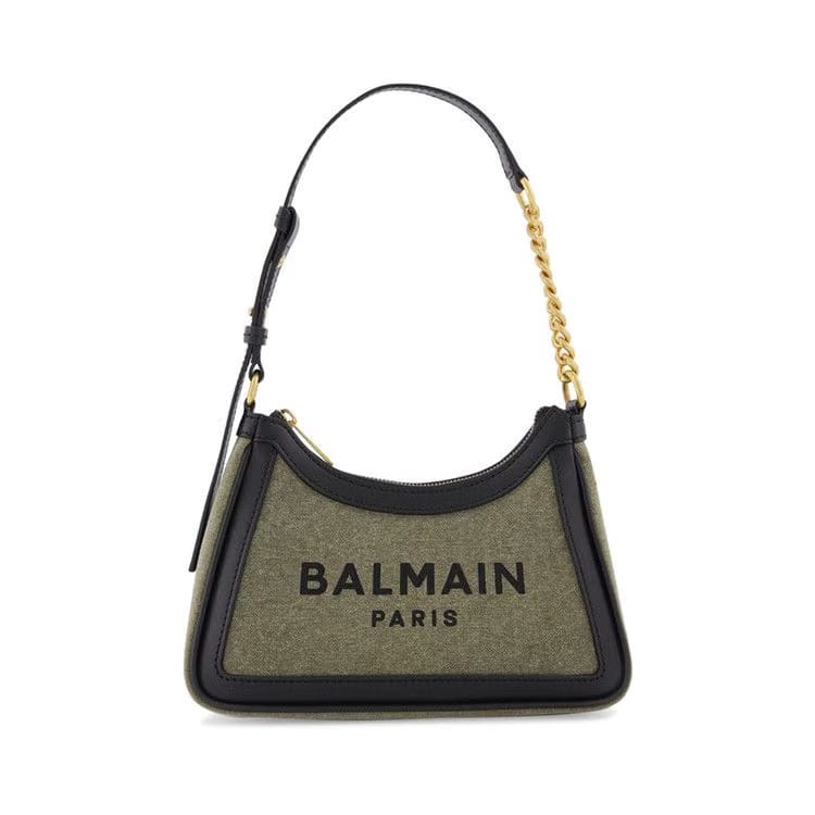 Balmain B-Army Bag Khaki Canvas
