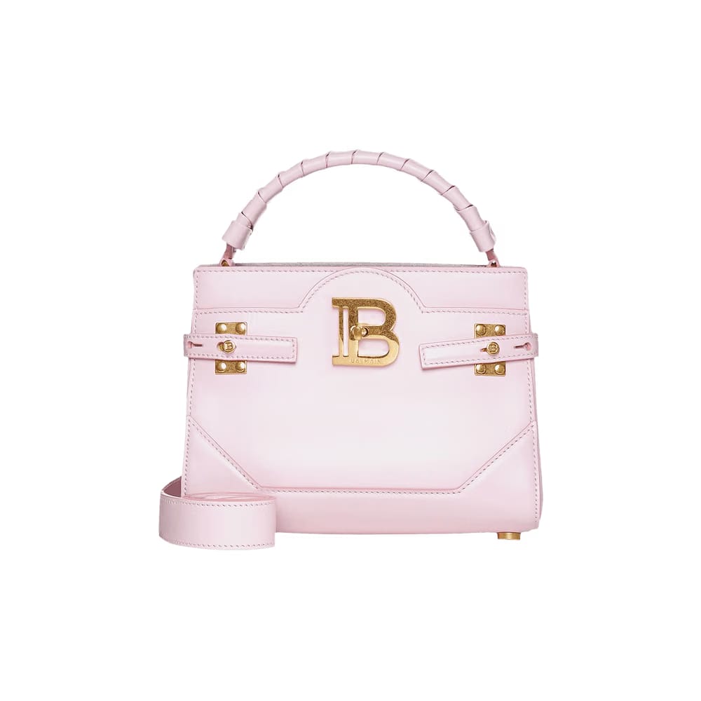 Balmain B-Buzz 22 Top Handle Bag Pale Pink