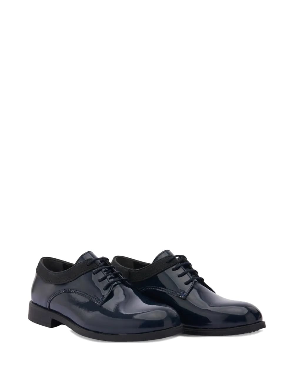 patent lace-up oxford shoes