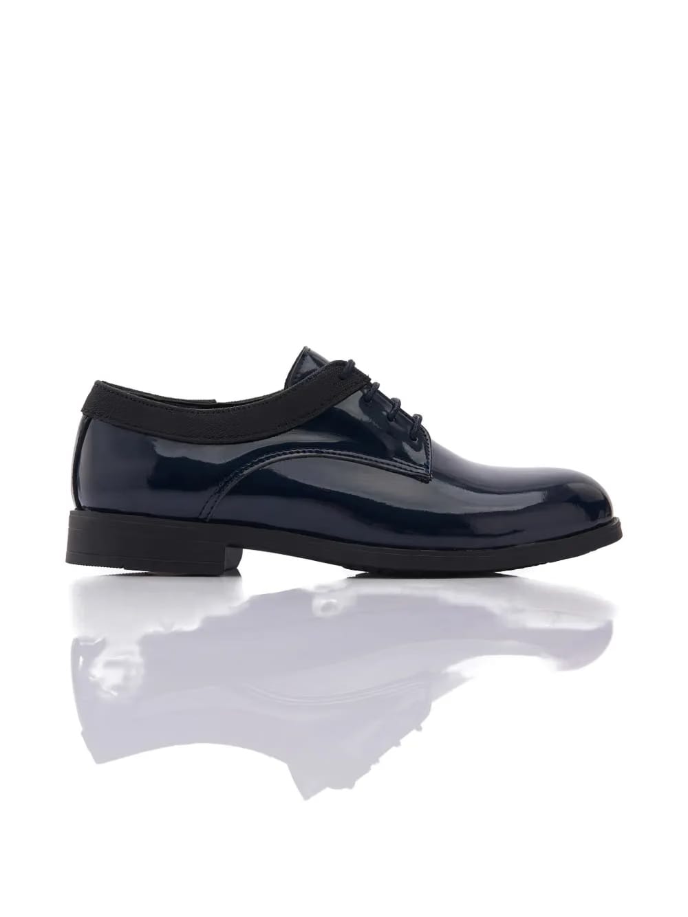 patent lace-up oxford shoes