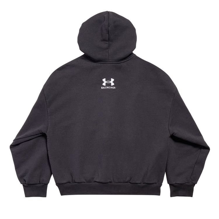 Balenciaga x Under Armour Zip Up Hoodie Black/White