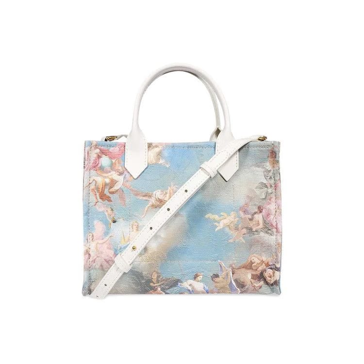 Balmain B-Army Sky Printed Tote Bag Multicolor