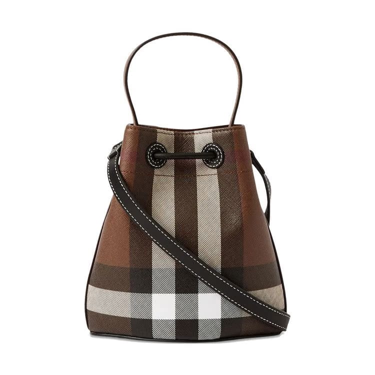 Burberry Mini Drawstring Bag Birch/Brown