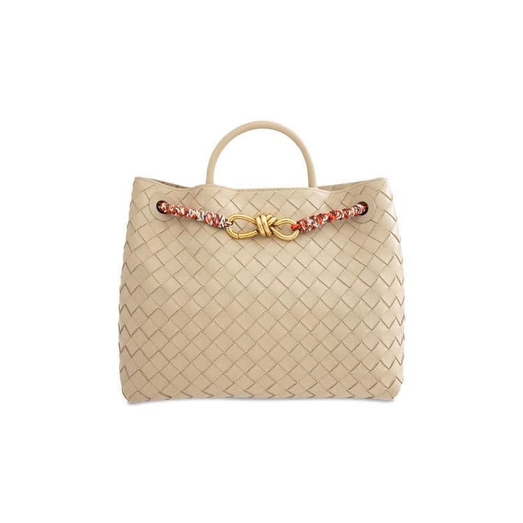 Bottega Veneta Medium Andiamo Bag Beige