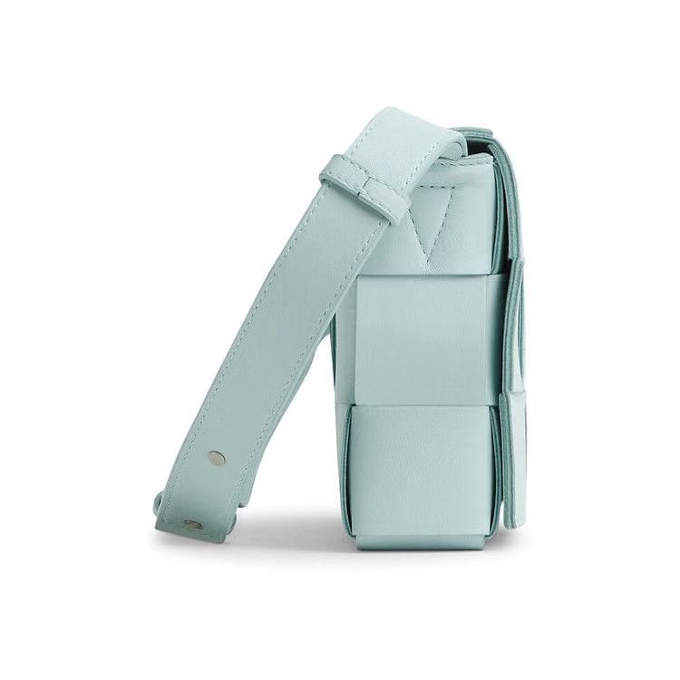 Bottega Veneta Padded Cassette Bag Teal Washed/Silver