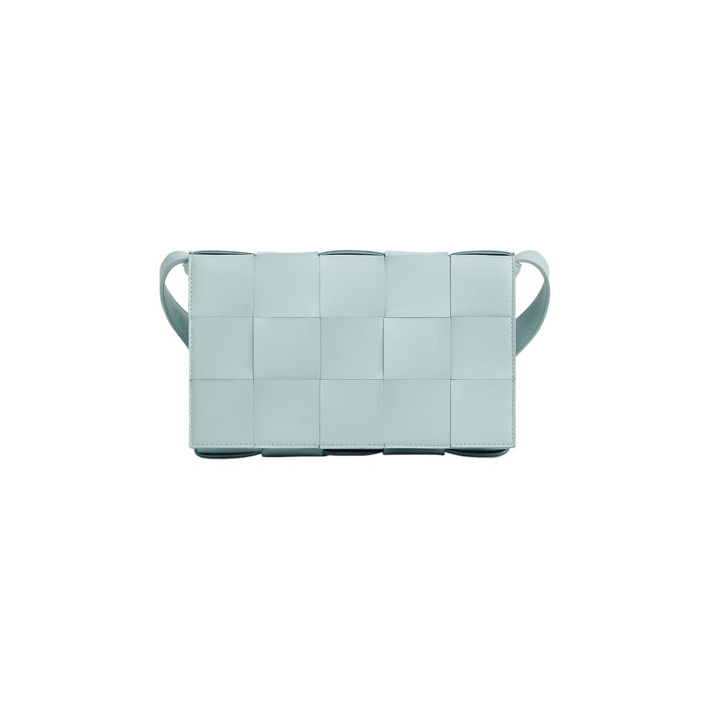 Bottega Veneta Padded Cassette Bag Teal Washed/Silver