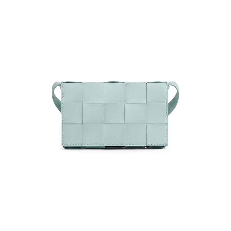 Bottega Veneta Padded Cassette Bag Teal Washed/Silver