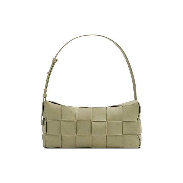 Bottega Veneta Brick Cassette Bag Travertine/Gold