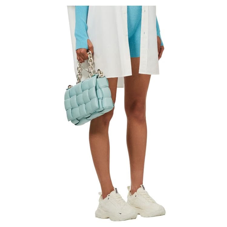 Bottega Veneta The Chain Cassette Bag Spearmint/Silver