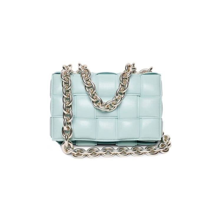 Bottega Veneta The Chain Cassette Bag Spearmint/Silver