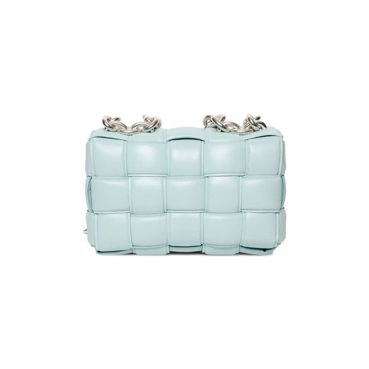 Bottega Veneta The Chain Cassette Bag Spearmint/Silver