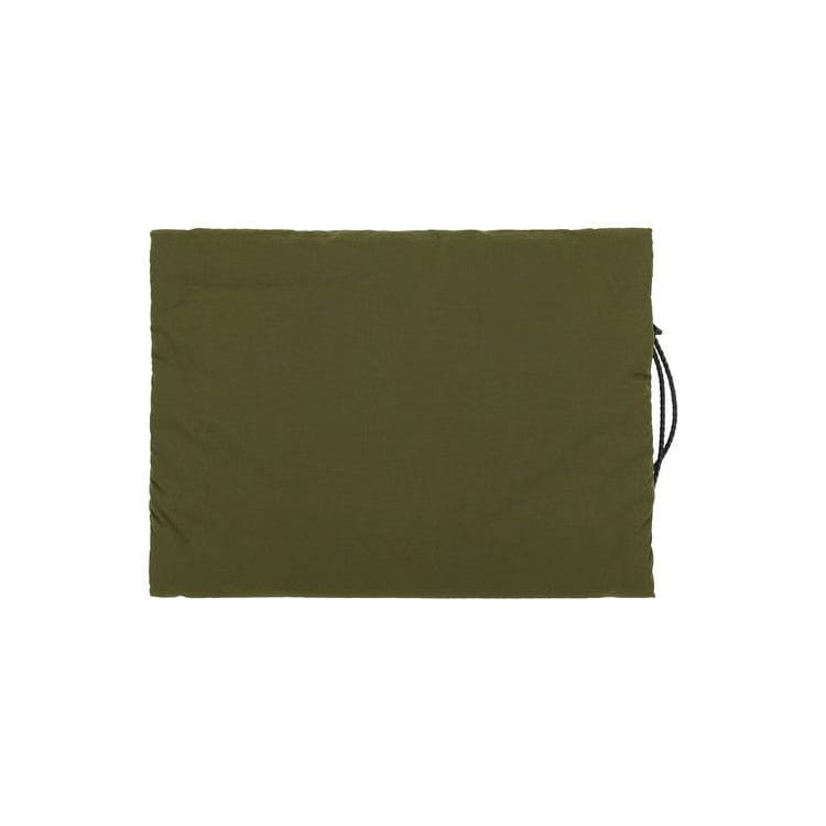 Bottega Veneta Paper Logo Pouch Bag Khaki/Black
