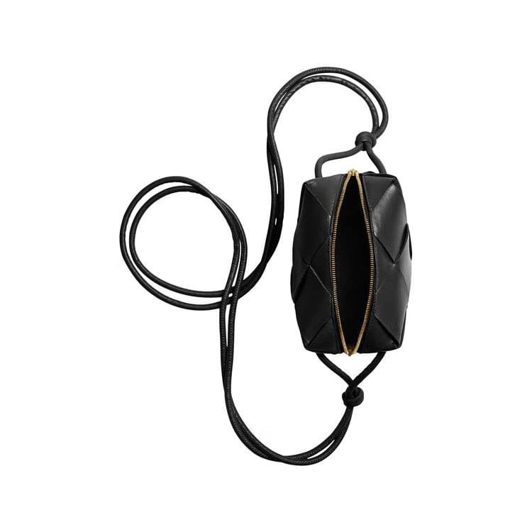 Bottega Veneta Mini Camera Bag Black/Gold