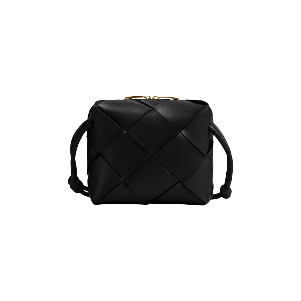 Bottega Veneta Mini Camera Bag Black/Gold