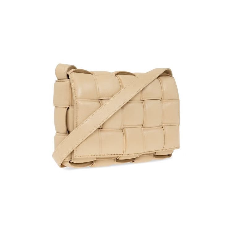 Bottega Veneta Padded Cassette Bag Porridge/Gold