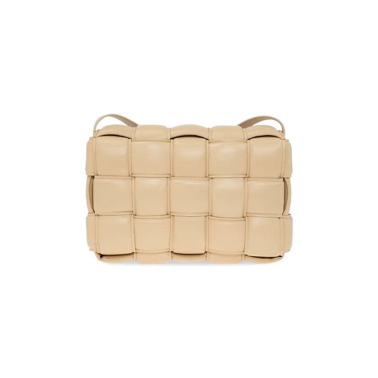 Bottega Veneta Padded Cassette Bag Porridge/Gold