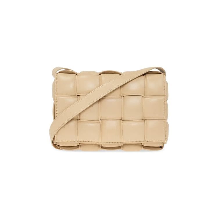 Bottega Veneta Padded Cassette Bag Porridge/Gold