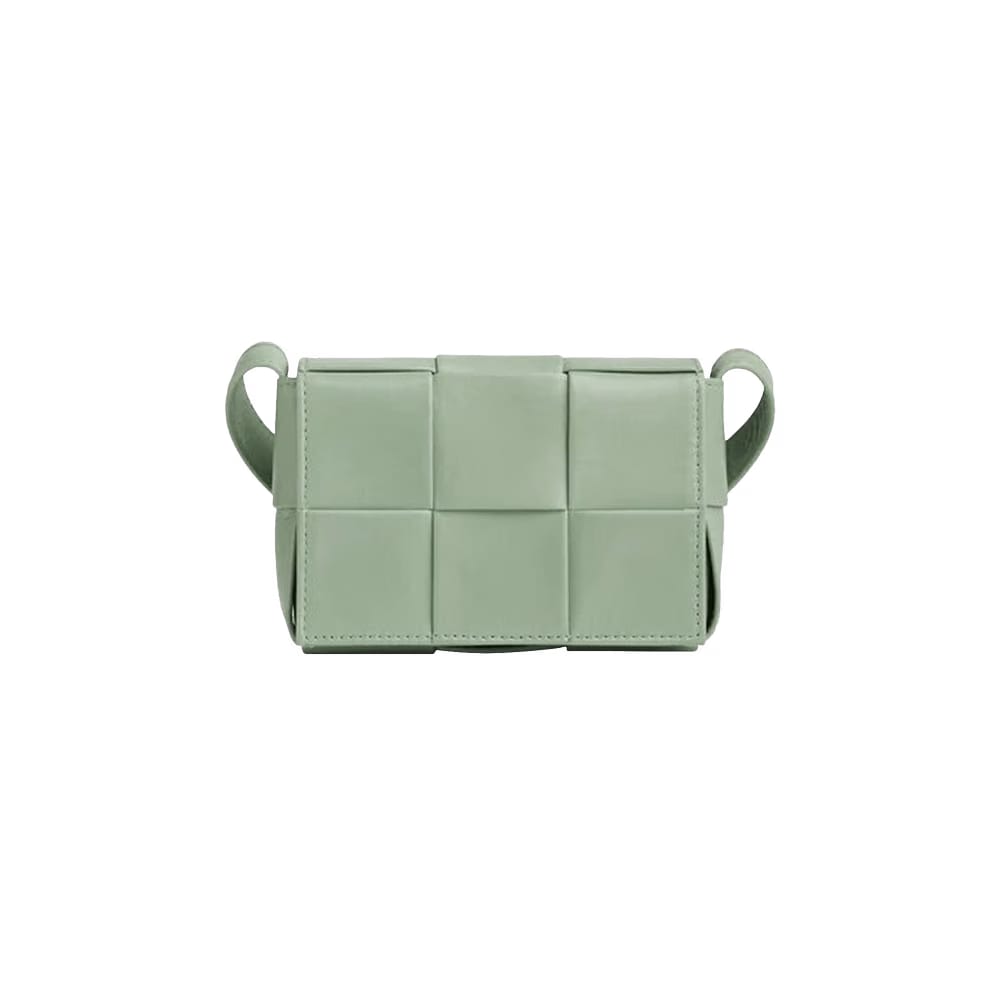 Bottega Veneta Mini Cassette Bag New Sauge/Silver