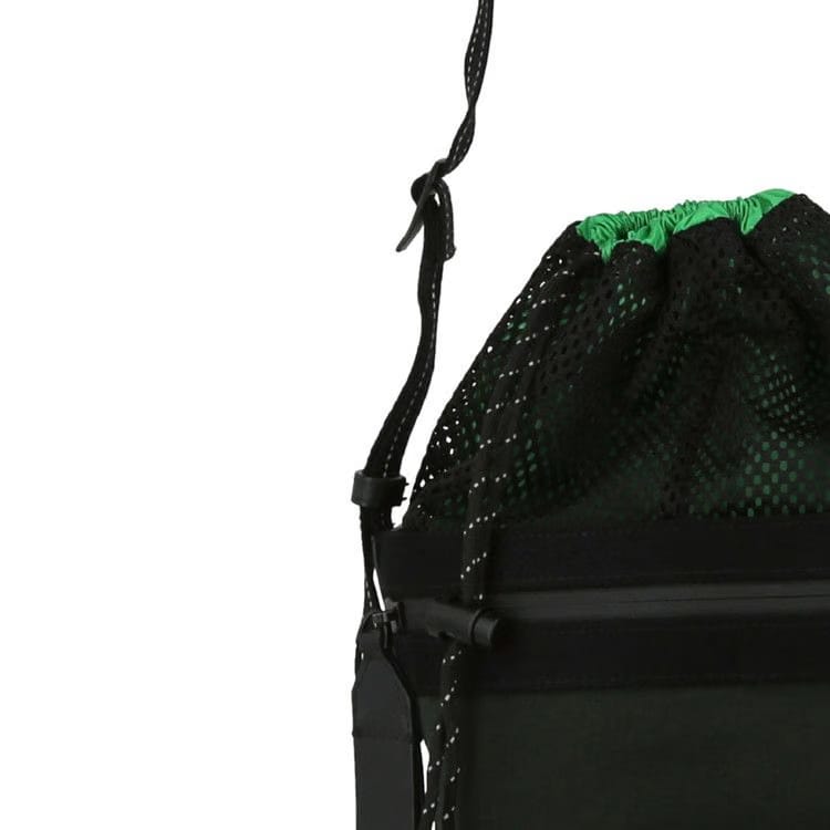 Bottega Veneta Nylon Bucket Bag Khaki