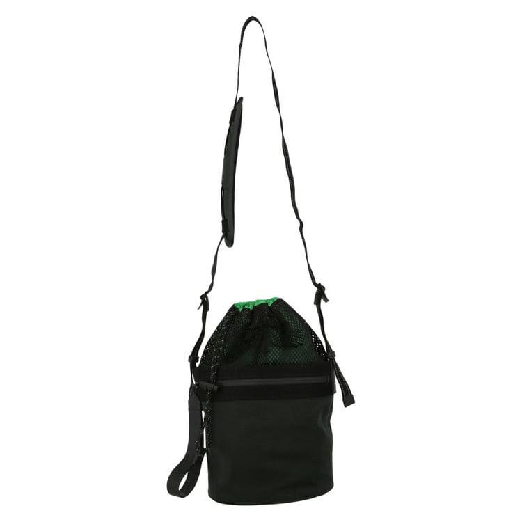 Bottega Veneta Nylon Bucket Bag Khaki