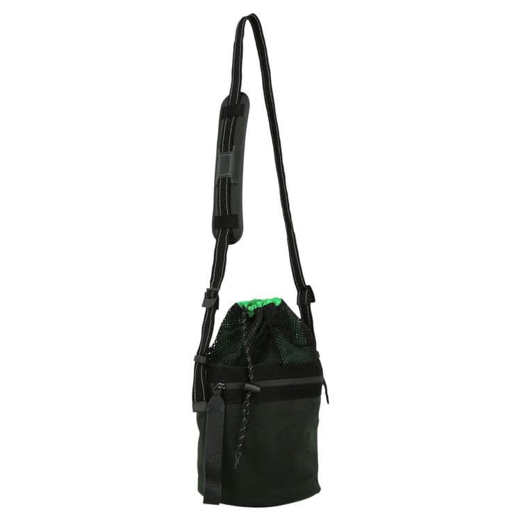 Bottega Veneta Nylon Bucket Bag Khaki