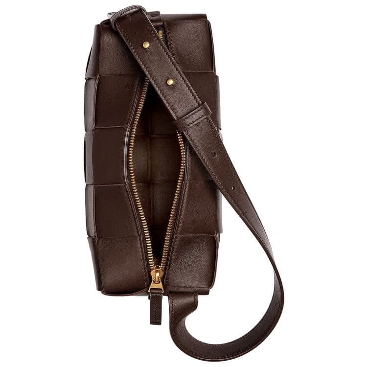 Bottega Veneta Small Brick Shoulder Bag Light Brown/Gold