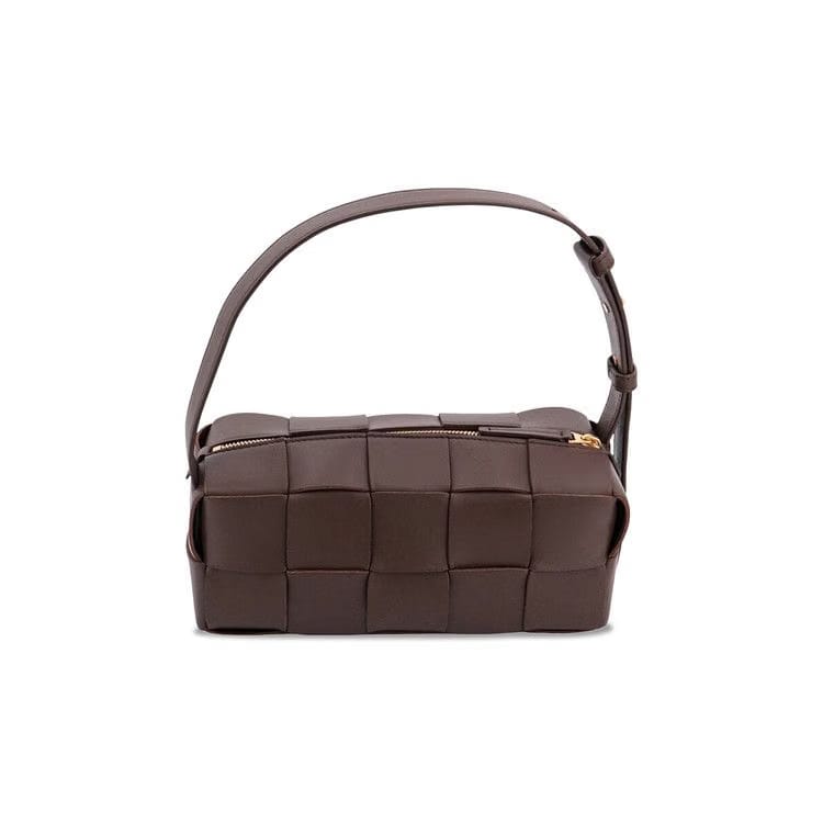 Bottega Veneta Small Brick Shoulder Bag Light Brown/Gold