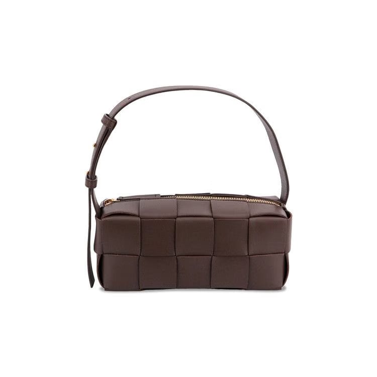 Bottega Veneta Small Brick Shoulder Bag Light Brown/Gold
