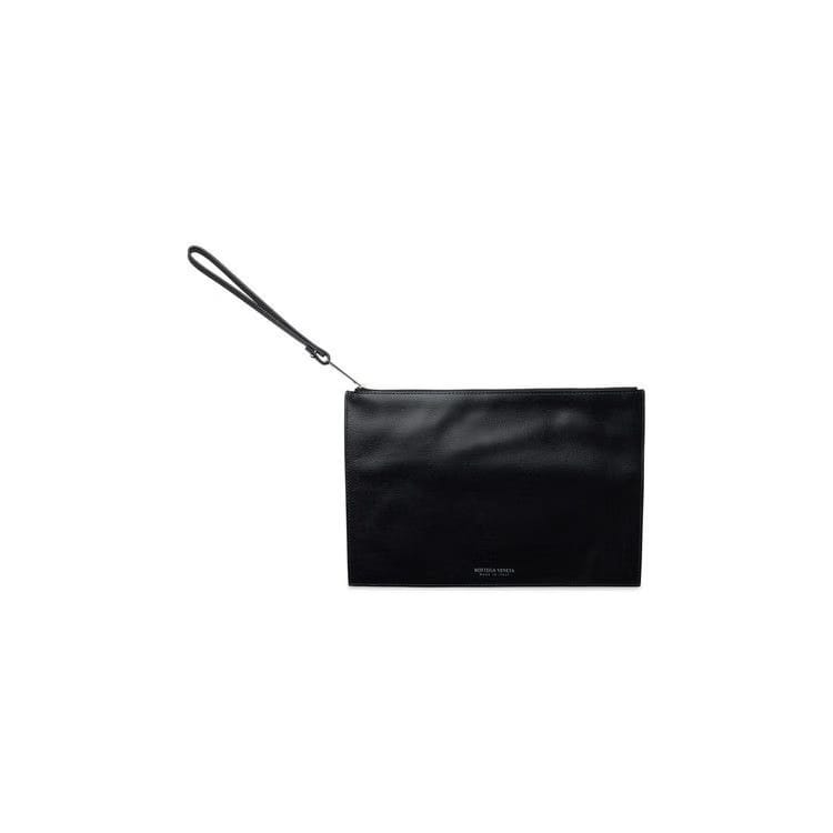 Bottega Veneta Leather Pouch Black