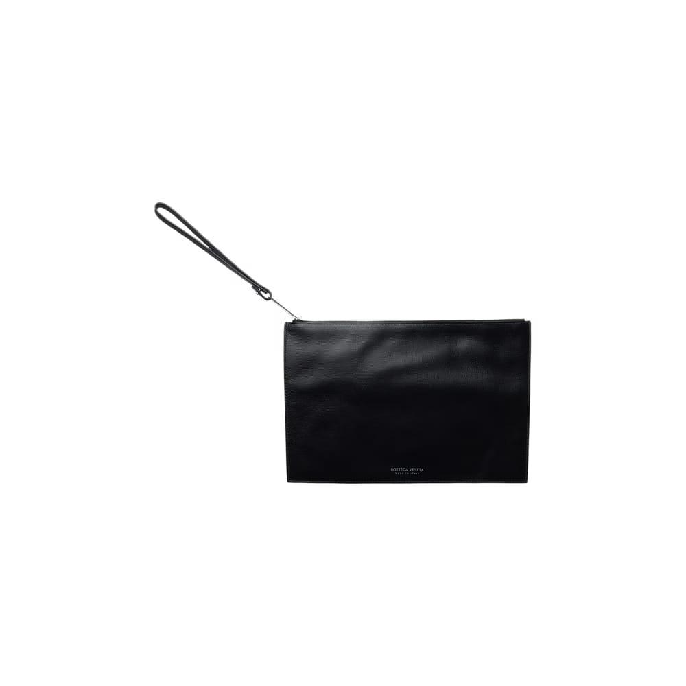 Bottega Veneta Leather Pouch Black