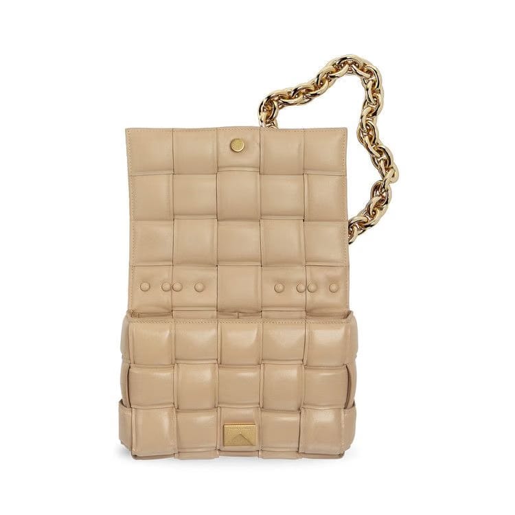 Bottega Veneta Chain Cassette Bag Porridge/Gold