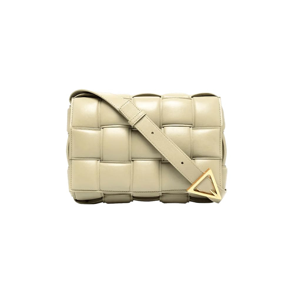 Bottega Veneta Small Padded Cassette Bag Travertine Gold