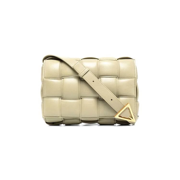 Bottega Veneta Small Padded Cassette Bag Travertine Gold