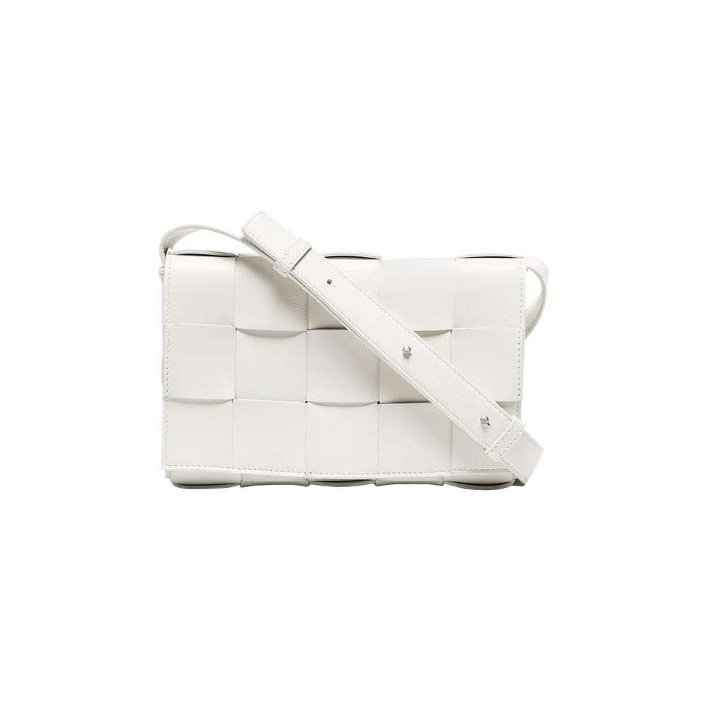Bottega Veneta Cassette Bag White/Silver