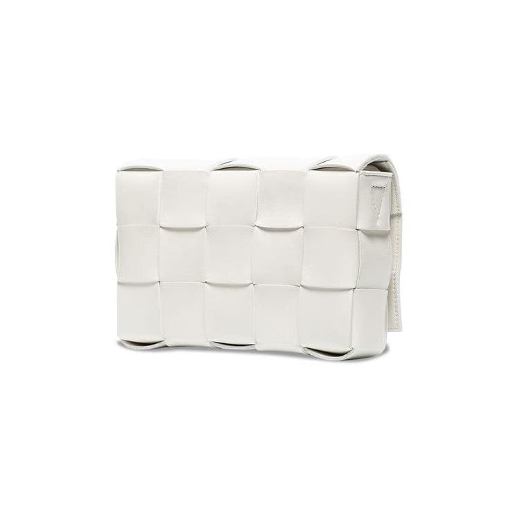 Bottega Veneta Cassette Bag White/Silver