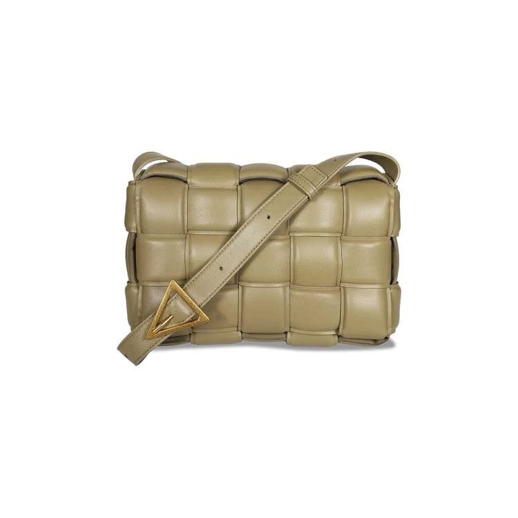Bottega Veneta Padded Cassette Taupe/Gold
