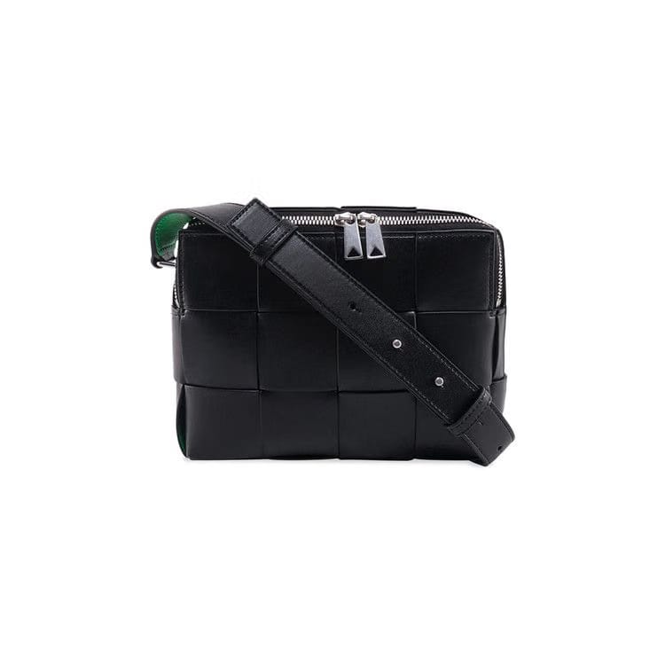 Bottega Veneta Small Cassette Camera Bag Black/Parakeet