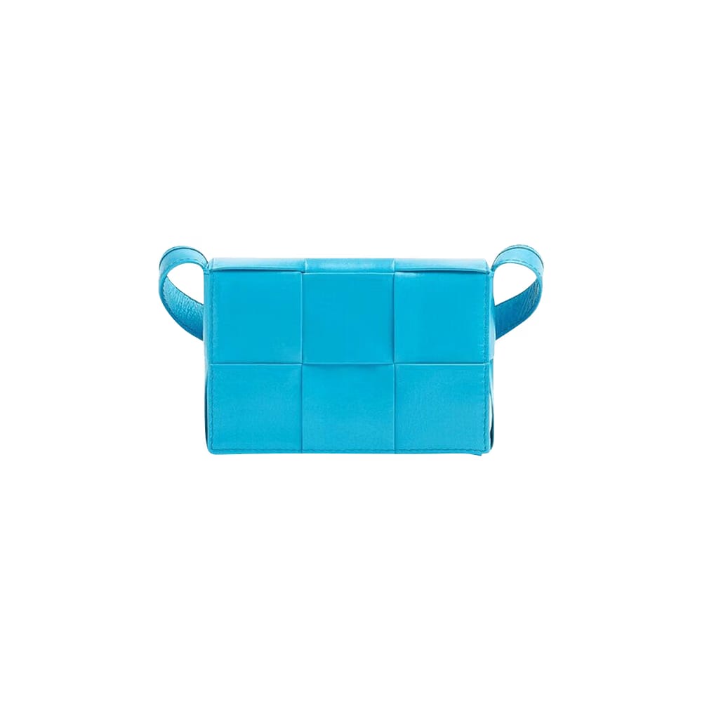 Bottega Veneta Mini Cassette Bag Pool/Silver