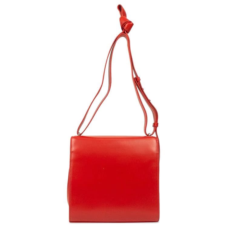 Bottega Veneta Chili Clip Shoulder Bag Red