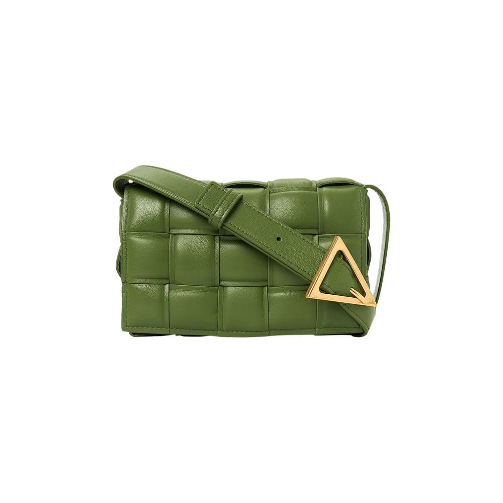 Bottega Veneta Small Padded Cassette Bag Avocado/Gold