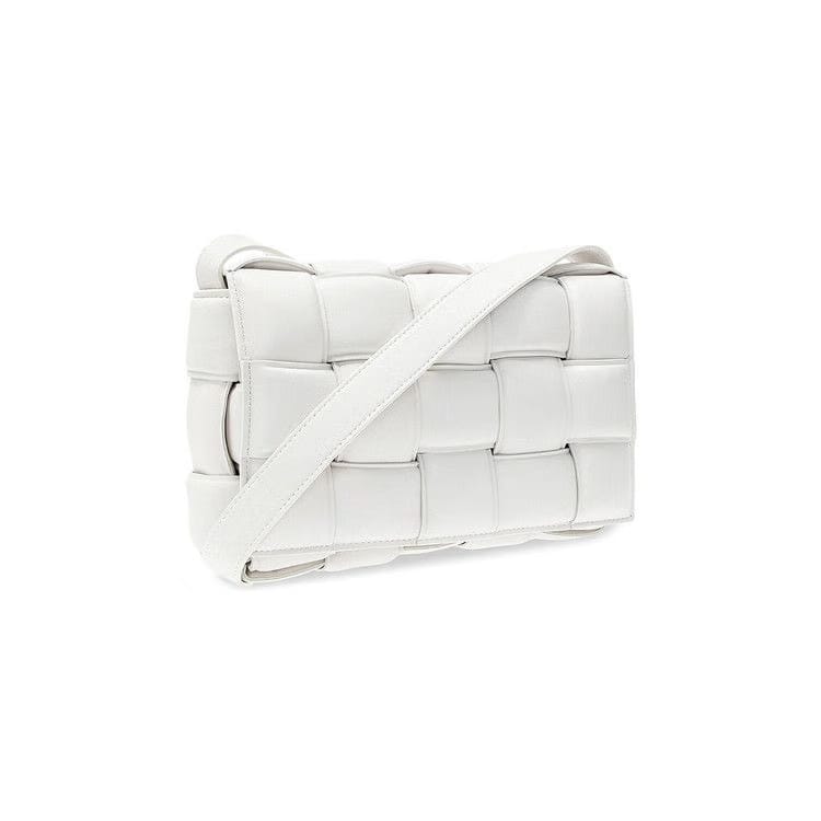 Bottega Veneta Padded Cassette Bag Chalk/Gold