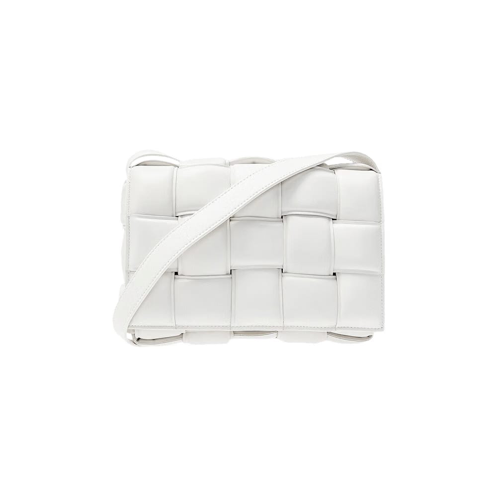 Bottega Veneta Padded Cassette Bag Chalk/Gold