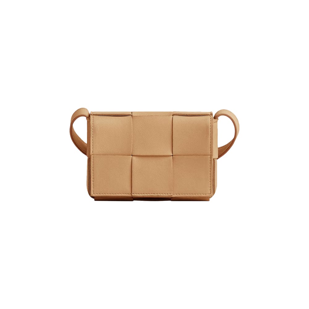 Bottega Veneta Mini Cassette Bag Almond/Gold
